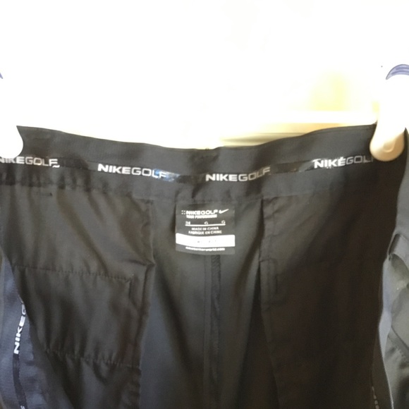 Nike Golf shorts Dry Fit Black size 34 - Picture 7 of 7